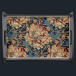 William Morris Vintage Floral Pattern Red Blue     Serving Tray<br><div class="desc">The design on this product was inspired by an 1876 printed fabric designed by William Morris a well-known British textile designer and manufacturer who lived from 1834 to 1896. Morris was a major contributor to the revival of traditional British textile arts and methods of production. He is recognised as one...</div>