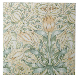 William Morris Vintage Floral Pomegranate Tile