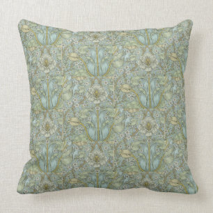 William Morris Vintage Floral Spring Thicket Cushion