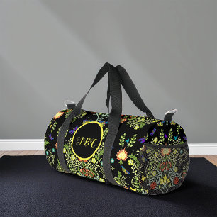 William Morris Vintage Flowers Monogram Duffle Bag