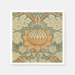 William Morris - Vintage Foliage & Floral Pattern Napkin