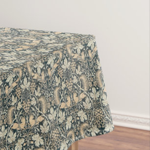 William Morris Vintage Fox & Grape Vine Pattern Tablecloth