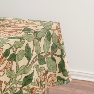 William Morris vintage Honeysuckle Floral pattern Tablecloth