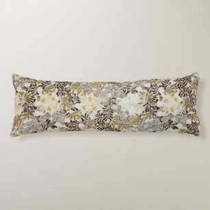 William Morris Vintage Hyacinth Floral Art Nouveau Body Cushion
