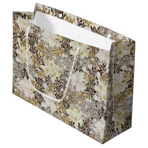William Morris Vintage Hyacinth Floral Art Nouveau Large Gift Bag