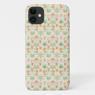 William Morris Vintage Orange Daisy Pattern  Case-Mate iPhone Case