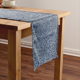William Morris Vintage Pattern Bird and Anemone    Long Table Runner