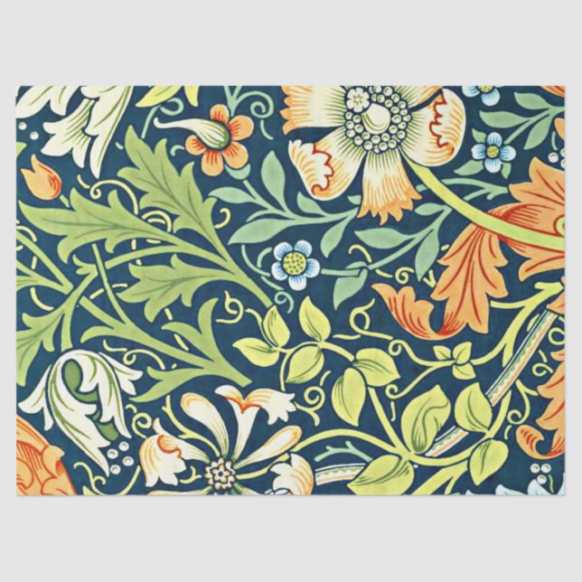 William Morris vintage pattern, Compton  Tissue Paper (Front)