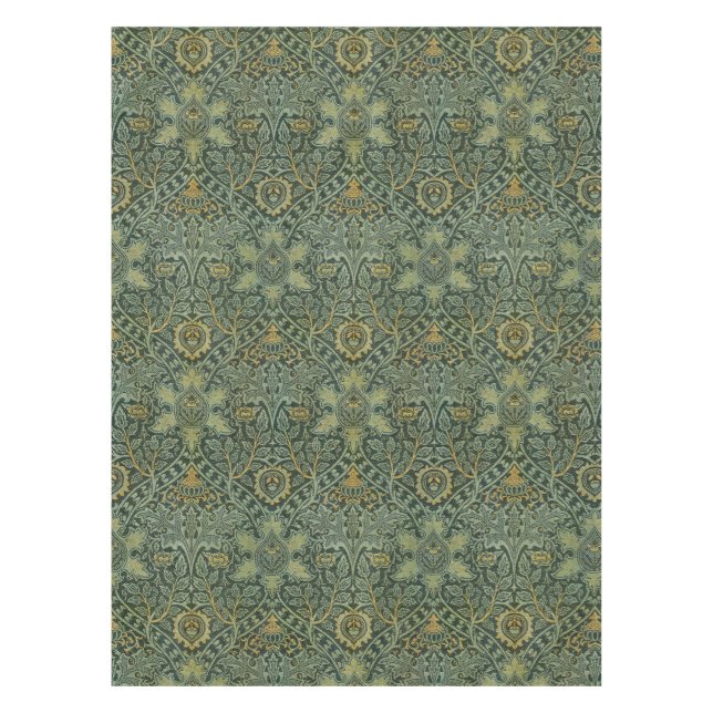 William Morris Vintage Persian Arts & Crafts Tablecloth (Front)