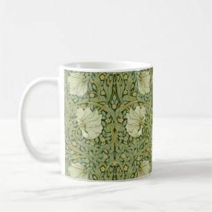 William Morris Vintage Pimpernel Floral Pattern Coffee Mug