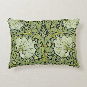 William Morris Vintage Pimpernel Floral Pattern Decorative Cushion