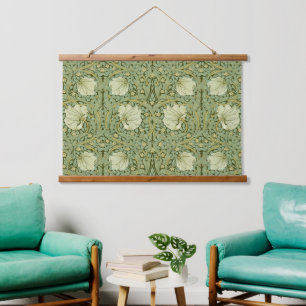 William Morris Vintage Pimpernel Floral Pattern Hanging Tapestry