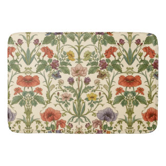 William Morris vintage Pimpernel Pre-Raphaelite Bath Mat