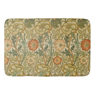 William Morris - Vintage Pink and Rose Bath Mat