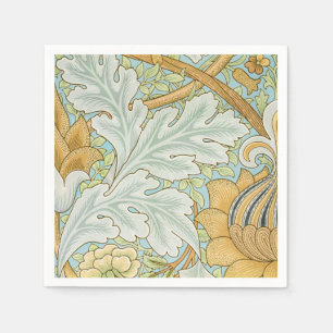 William Morris Vintage St James Acanthus Design Napkin