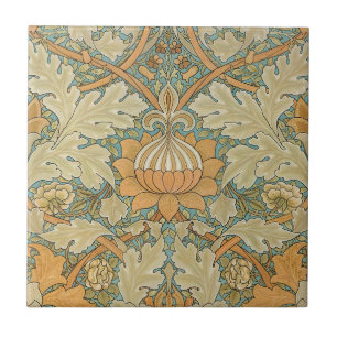 William Morris Vintage St James Acanthus Pattern Tile