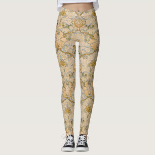 William Morris Vintage St James Acanthus Wallpaper Leggings