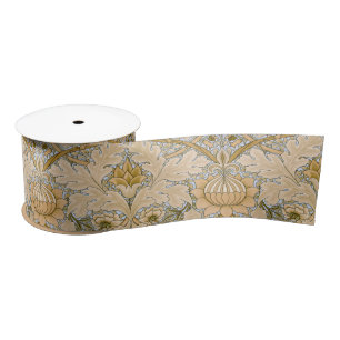 William Morris Vintage St James Acanthus Wallpaper Satin Ribbon