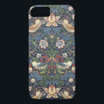 William Morris Vintage Strawberry Thief Pattern Case-Mate iPhone Case<br><div class="desc">This is a digitally enhanced print derived from an antique 1883 block printed The Strawberry Thief pattern designed by William Morris. William Morris was a Victorian era poet, novelist, textile designer and an important figure of the British Arts and Crafts Movement. His designs had a mediaeval-inspired aesthetic and respect for...</div>