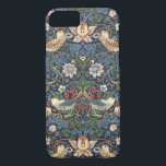 William Morris Vintage Strawberry Thief Pattern Case-Mate iPhone Case<br><div class="desc">This is a digitally enhanced print derived from an antique 1883 block printed The Strawberry Thief pattern designed by William Morris. William Morris was a Victorian era poet, novelist, textile designer and an important figure of the British Arts and Crafts Movement. His designs had a mediaeval-inspired aesthetic and respect for...</div>