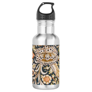 William Morris Vintage Trent Blue Floral Pattern 532 Ml Water Bottle
