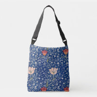 William Morris Vintage Tulip Floral Indigo Pattern