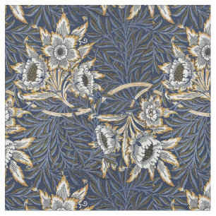 William Morris Vintage Tulip & Willow Pattern Fabric
