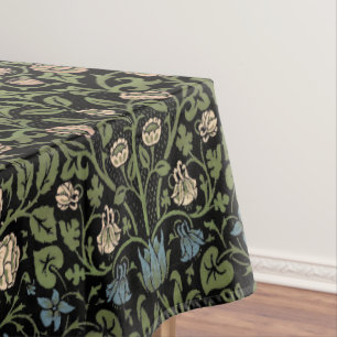 William Morris Vintage Violet & Columbine Pattern Tablecloth