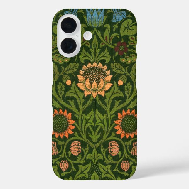 William Morris Violet and Columbine Art Rug Case-Mate iPhone Case (Back)
