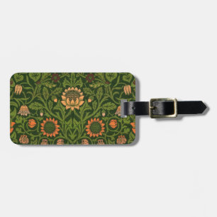 William Morris Violet and Columbine Art Rug Luggage Tag