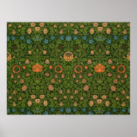 William Morris Violet and Columbine Art Rug