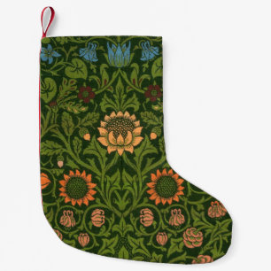 William Morris Violet and Columbine Art Rug Small Christmas Stocking