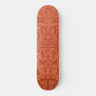 william morris wallpaper acorns and oak skateboard