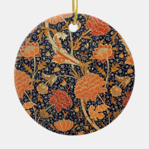 William Morris Wallpaper Cray Design Ceramic Tree Decoration