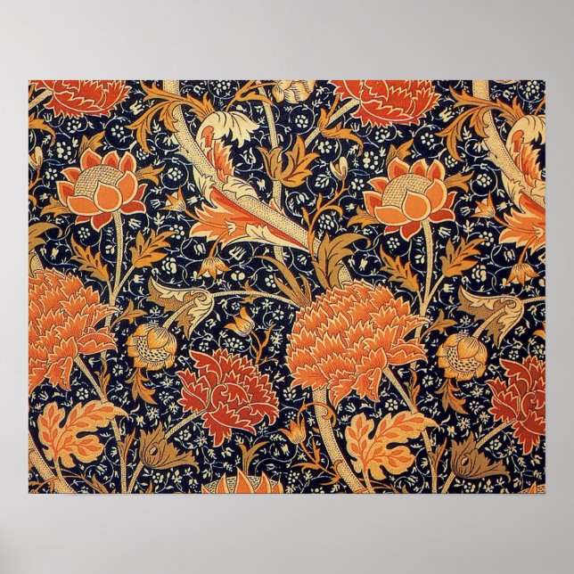 William Morris Wallpaper Cray Design Poster (Front)