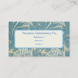 William Morris Wallpaper Designs Business Card