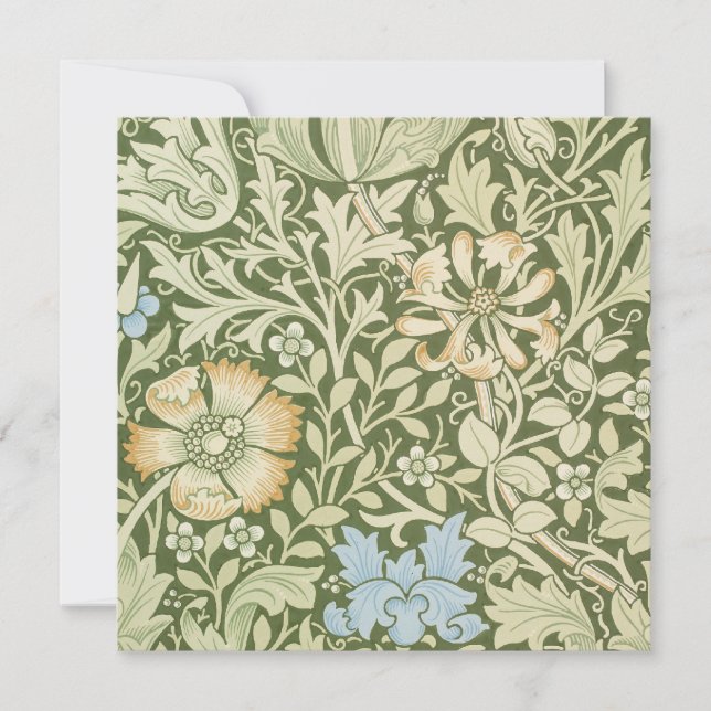 William Morris Wallpaper Designs Invitation (Front)