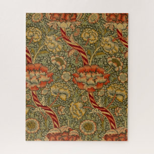 William Morris Wandle English Floral Design Jigsaw Puzzle
