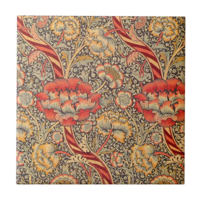 William Morris Wandle for Chintz Design Tile (Front)