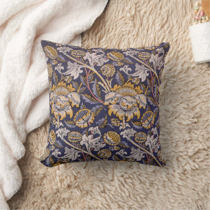 William Morris Wey Floral Arts Crafts Wallpaper Cushion