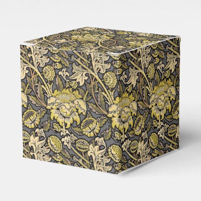 William Morris Wey Floral Arts Crafts Wallpaper Favour Box (Front Side)