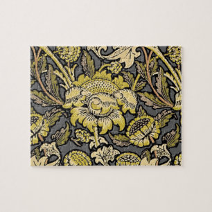 William Morris Wey Floral Arts Crafts Wallpaper Jigsaw Puzzle