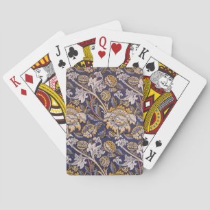 William Morris Wey Floral Arts Crafts Wallpaper Playing Cards