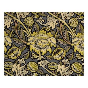 William Morris Wey Floral Wallpaper Poster