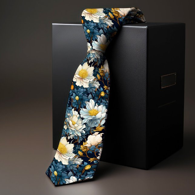 William Morris Wild Marguerite Floral Tie (Creator Uploaded)