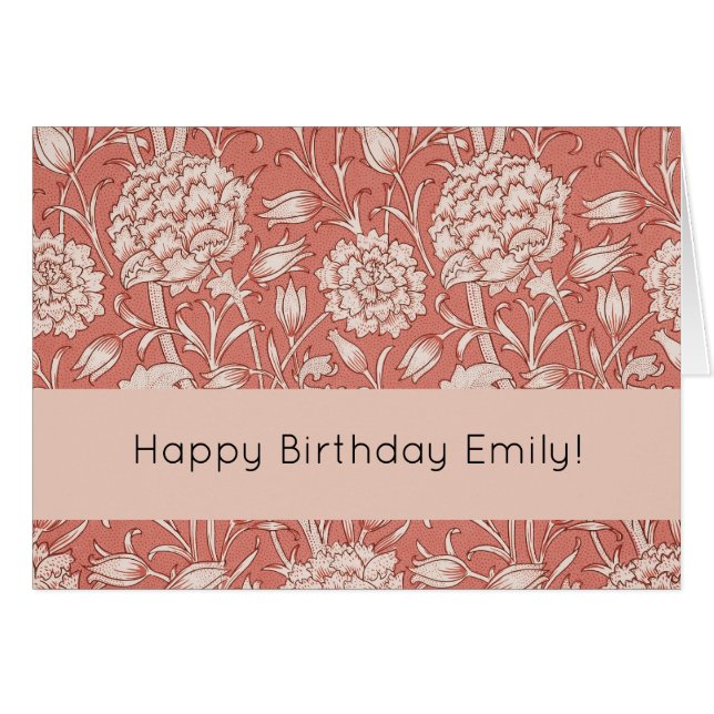 William Morris Wild Tulip Classic Victorian Design (Front Horizontal)