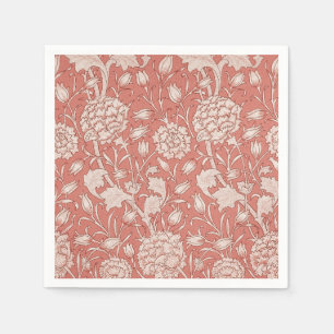 William Morris Wild Tulip Classic Victorian Design Napkin