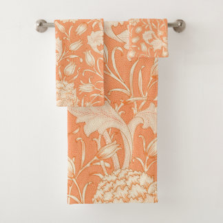 William Morris Wild Tulip famous pattern Bath Towel Set