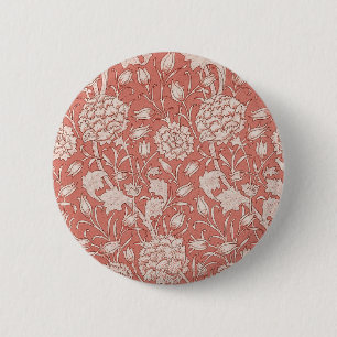 William Morris Wild Tulip Flower Floral 6 Cm Round Badge
