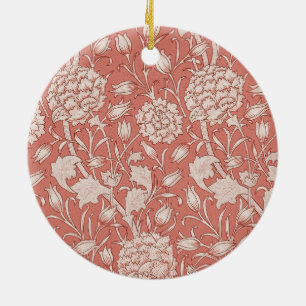 William Morris Wild Tulip Flower Floral Ceramic Tree Decoration